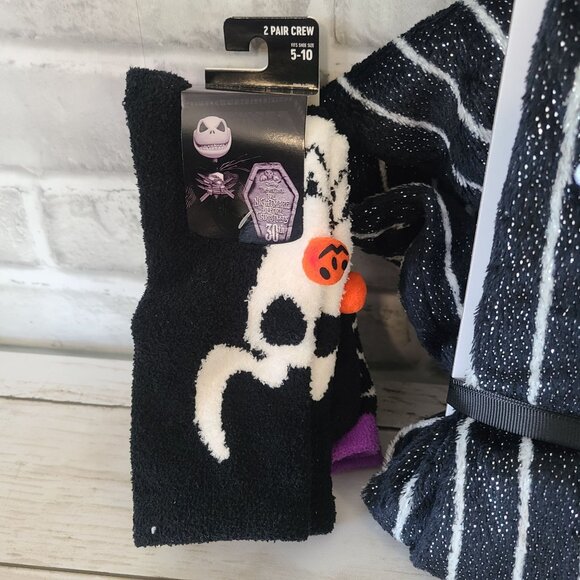 Nightmare Before Christmas Hooded Robe and Socks Set New Halloween m/l - Picture 7 of 7